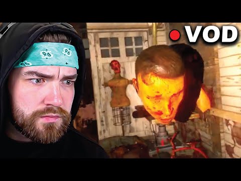 INSANE CABIN HORROR GAME + Watching True Crime | KingWoolz VOD