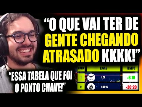 MYLON FALA SOBRE A MUDANÇA NOS HORÁRIOS DO CBLOL