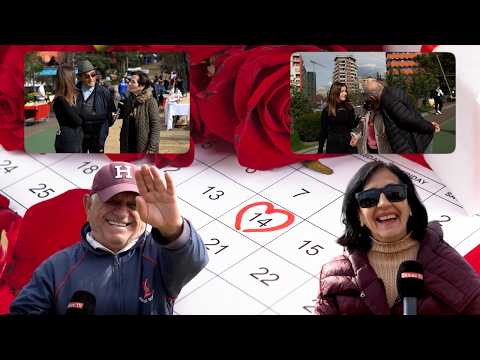 Puthje dhe deklarata dashurie! ❤️ Kështu festohet Shën Valentini në Tiranë!