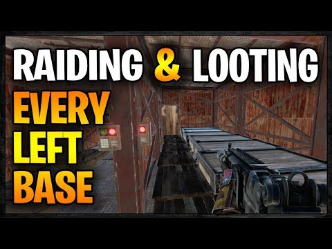 RAIDING & LOOTING Every Left Base - Profit or Fail | Rust