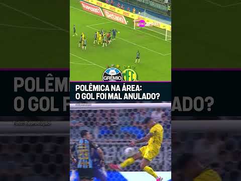 GOL ANULADO POLÊMICO! Mirassol ia empatar o jogo, mas a arbitragem anulou por toque de mão #shorts