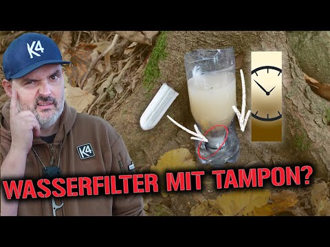 Wasserfilter mit Tampon bauen - Survival Techniken