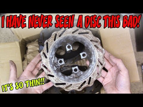 I have never seen a motorcycle disc this BAD!