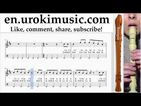 How to Play Recorder (B.) Fall Out Boy - Church Tabs um-ih352