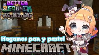 【#VtuberEspañol】Better on Bedrock: ¡Hagamos pan y pastel en el servidor! 🍞🍰【#Minecraft】