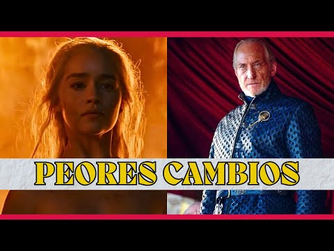 9 PEORES cambios que Game of Thrones hizo de los libros