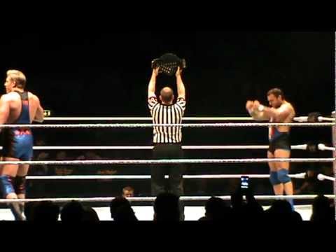 WWE Raw Wrestlemania Tour 2012 Santino Marella vs Jack Swagger in Rome - US Championship Pt2