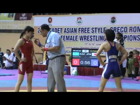 46kg fw semifinal kaz vs japan