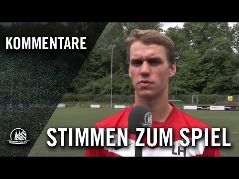Die Stimmen zum Spiel (VfR Bachem - BC Stotzheim, U17 B-Junioren, Qualifikation zur Sonderstaffel)