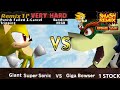 Smash Remix 2 0 INTENSE Smash Remix 1P Gameplay With Giant Super Sonic