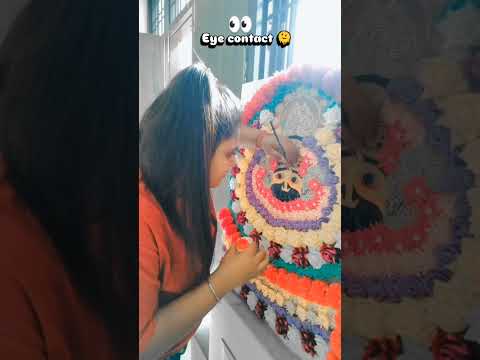 eye contact 👀 #viral_video_subscribers_grow #art  #trendingshorts #1millionviews #painting #shyam