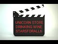 Unicorn Store Drinking Wine