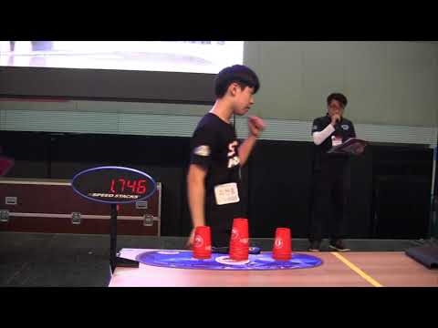 Individual 3-6-3 Sport Stacking World Record (Hyeon Jong (Sport Stacking)