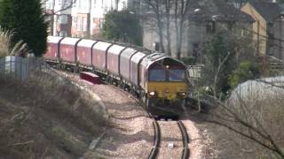 preview picture of video 'SAK Coal Trains In Alloa On 2/4/10'