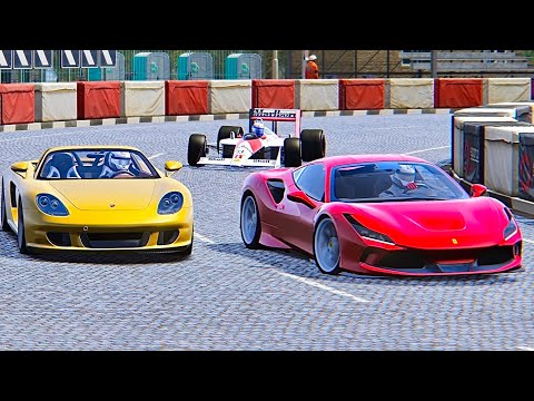 Ferrari F8 Tributo vs McLaren F1 1988 vs Porsche Carrera GT - Highlands