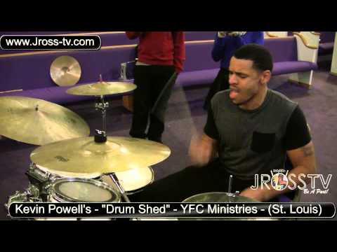 James Ross @ Kenyon Sanders & Benny Rich - "Kevin Powell's Drummers Shed" - www.Jross-tv.com