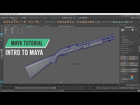 Autodesk Maya Tutorial for Beginners 1 User Interface