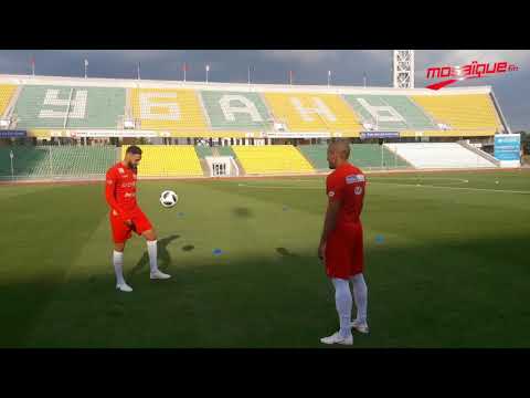 ديلان براون يختبر جاهزية وهبي الخزري لمباراة انقلترا