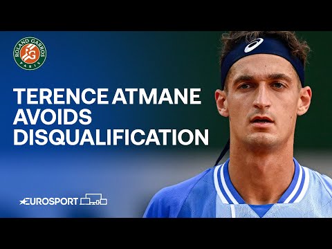 Controversial scenes as Terence Atmane hits fan with frustrated shot 😮 | French Open 2024 🇫🇷