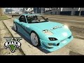 Mazda RX7 C-West 1.2 для GTA 5 видео 4