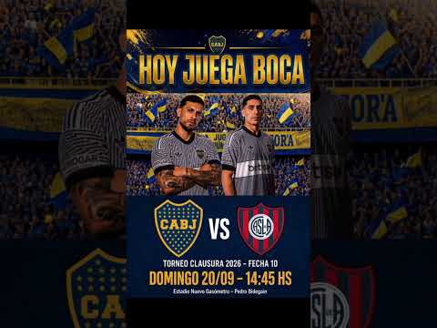 HOY JUEGA BOCA🔵🟡⚽️ #futbol #viral #shorts #futbolargentino #lpf #boca #bocajuniors #xeneize #cabj