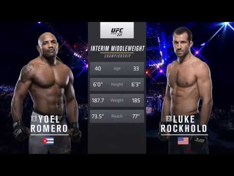 UFC 221: Люк Рокхолд vs. Йоэль Ромеро / Main Card. HD 