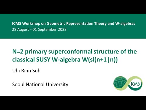 N=2 primary superconformal structure of the classical SUSY W-algebra, Uhi Rinn Suh - 29/08/23