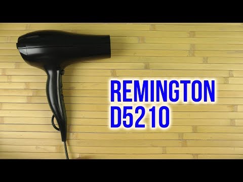 Plaukų džiovintuvas Remington D5210 Juoda 2200 W video