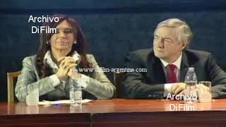 Cristina Fernandez y Nestor Kirchner participando de varios actos 2010
