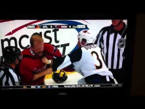 Caps Erskine vs Thrashers Boulton fight