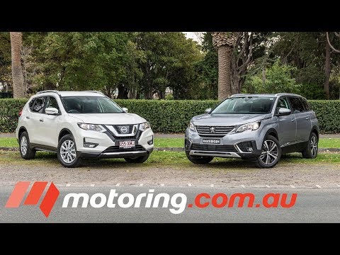 2018 Nissan X-TRAIL v Peugeot 5008 Comparison | motoring.com.au