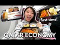 Qatar Airways ECONOMY FOOD Review ️ LA To Thailand Layover In Doha