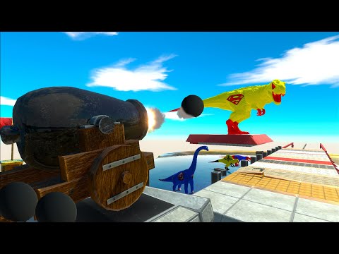 CANNONBALL STRONG SHOOTING COMPETITION - Animal Revolt Battle Simulator