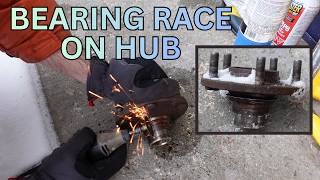 Remove a Rusty Bearing Race From A Hub - Press In Bearings