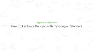 How do I activate syncing with my Google Calendar