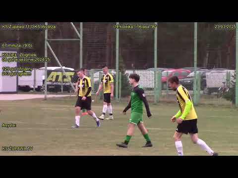 KS Żupawa 11-0 KS Wydrza (9-0 Kozieł Zbigniew) 23.03.2025 / Klasa "B"