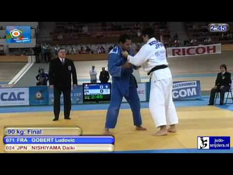 Judo 2010 World Cup Men Vienna: Ludovic Gobert (FRA) - Daiki Nishiyama (JPN) [-90kg] final