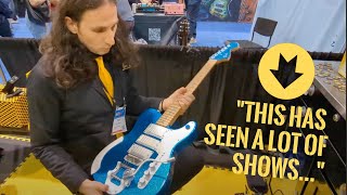 Video thumbnail for Jack White's guitar tech shows us his crazy Low Rider Fender Telecaster at NAMM 2024 by Guitar World
