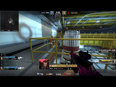 Xyp9x ace with 1v4 clutch vs. NRG | STARLADDER MAJOR BERLIN 2019