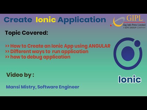 Create Ionic Application