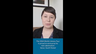 Pack your bags 📚✈️! Our #WorldLiteraryTour is heading to Seoul, South Korea 🇰🇷