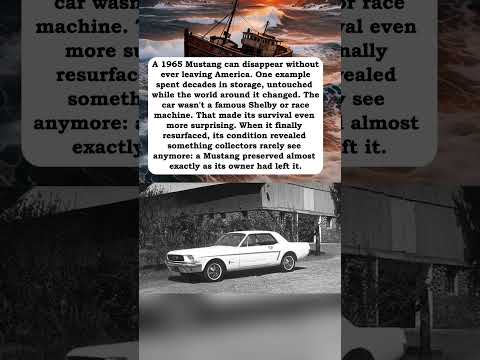 Thumbnail for The Mustang Hidden for 40 Years#FordMustang #BarnFind #ClassicCars #CarHistory by Ford Mustang II, Ford Mustang, Ford Mustang I, Car, Muscle car