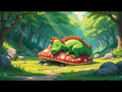 Sunny Forest Chill ☀️ Lofi Mix with Adorable Dino 🌿 Relaxing Lofi Hip Hop for Study/Sleep