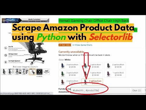 Scrape Amazon Product Data Using Python With Selectorlib Free Script Python