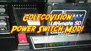 The ColecoVisionUT! Power Switch Mod!