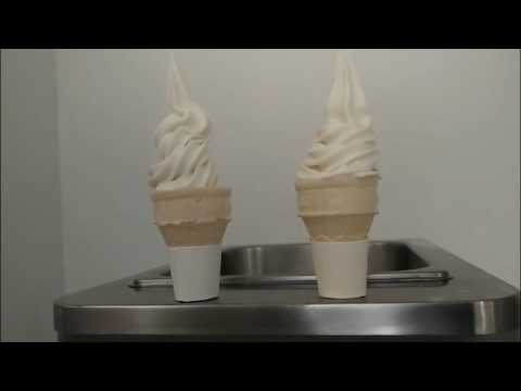 Unisnow 1116A operation video soft serve ice cream machine gelato