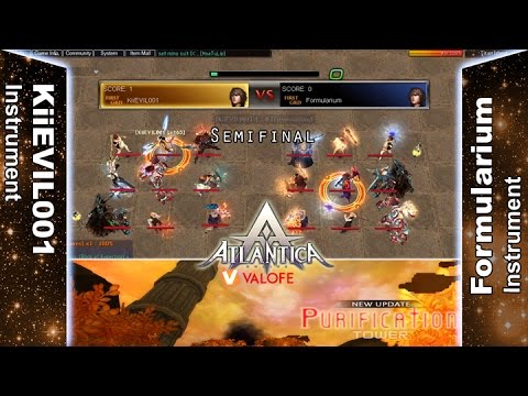 Titan 23/04/2017 AM: Semifinal - KiiEVIL001 vs Formularium - Atlantica Online