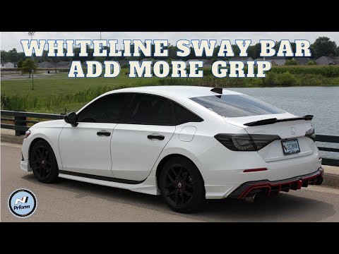 2022+ 11th Gen Honda Civic Si Whiteline 2 Point Adjustable Sway Bar Install & Review