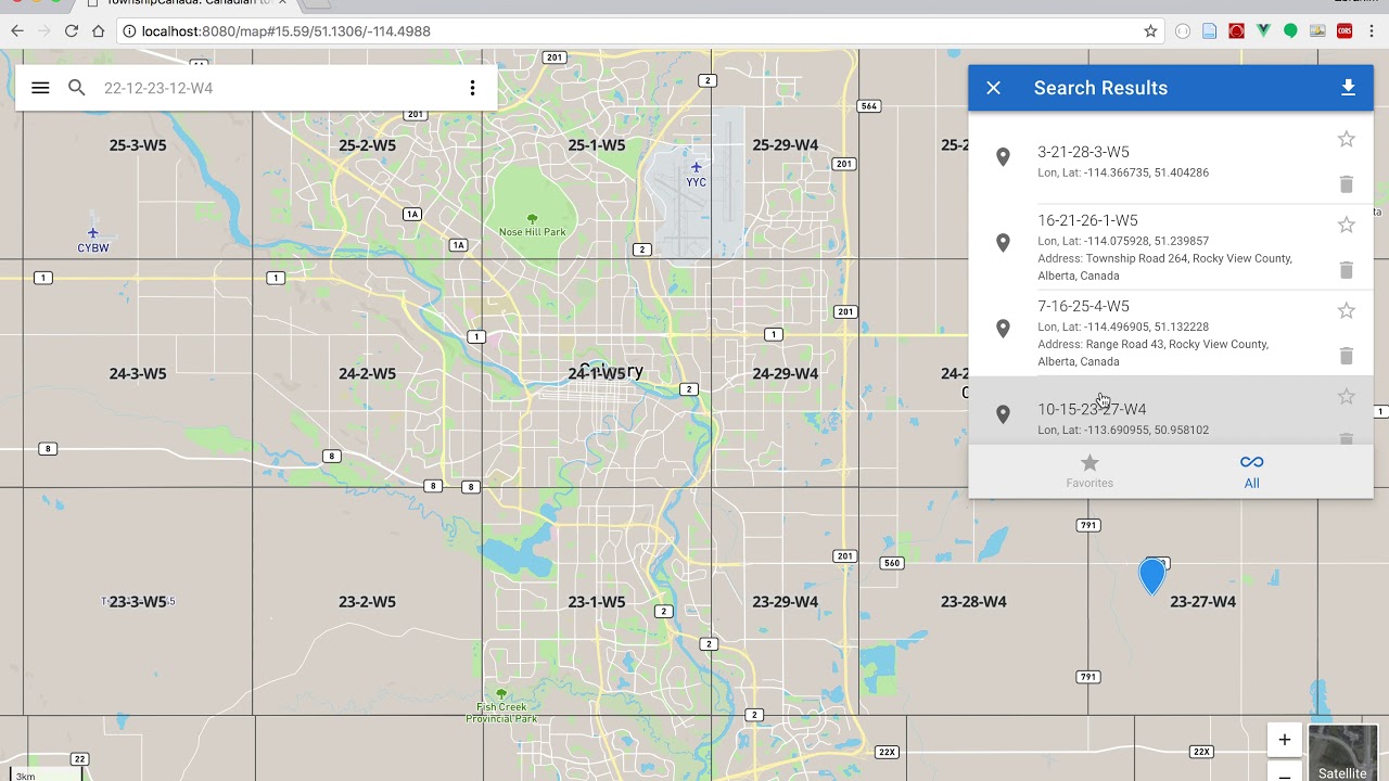 Township Canada: Canadian township grid system
