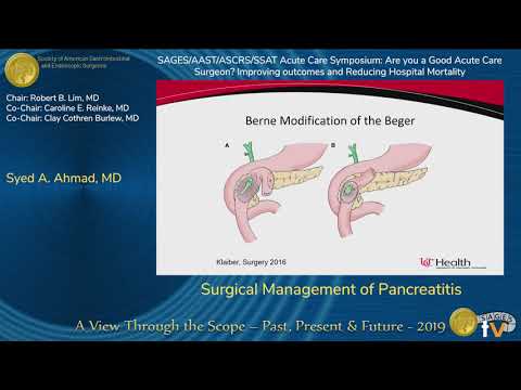 Manejo quirúrgico de la pancreatitis